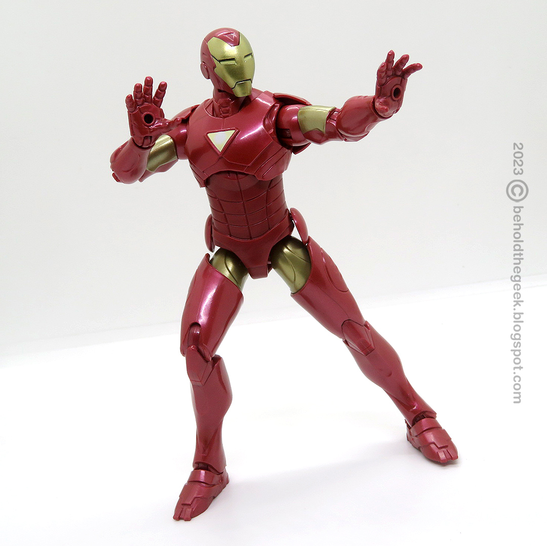 Image of Hasbro Marvel Legends Extremis Iron Man with palms open