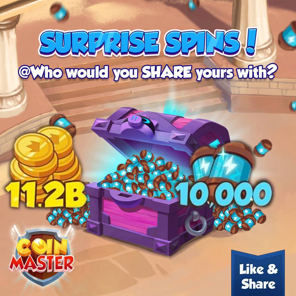 Coin Master Daily Free 10K Spins And 11,2B Coins Here ...