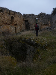 Castillo de Arbeteta. Aljibe y patio central