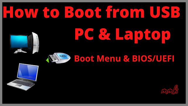 boot from usb flash drive