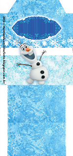 Olaf de Frozen Sonriendo: Imprimibles Gratis para Fiestas. 