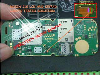 Nokia 110 display light ways jumper