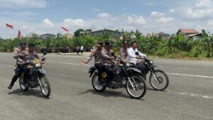 Antisipasi Kontijensi Pemilu 2024, Polisi Gelar Gladi Sispamkota di Bandar Udara Temindung Samarinda