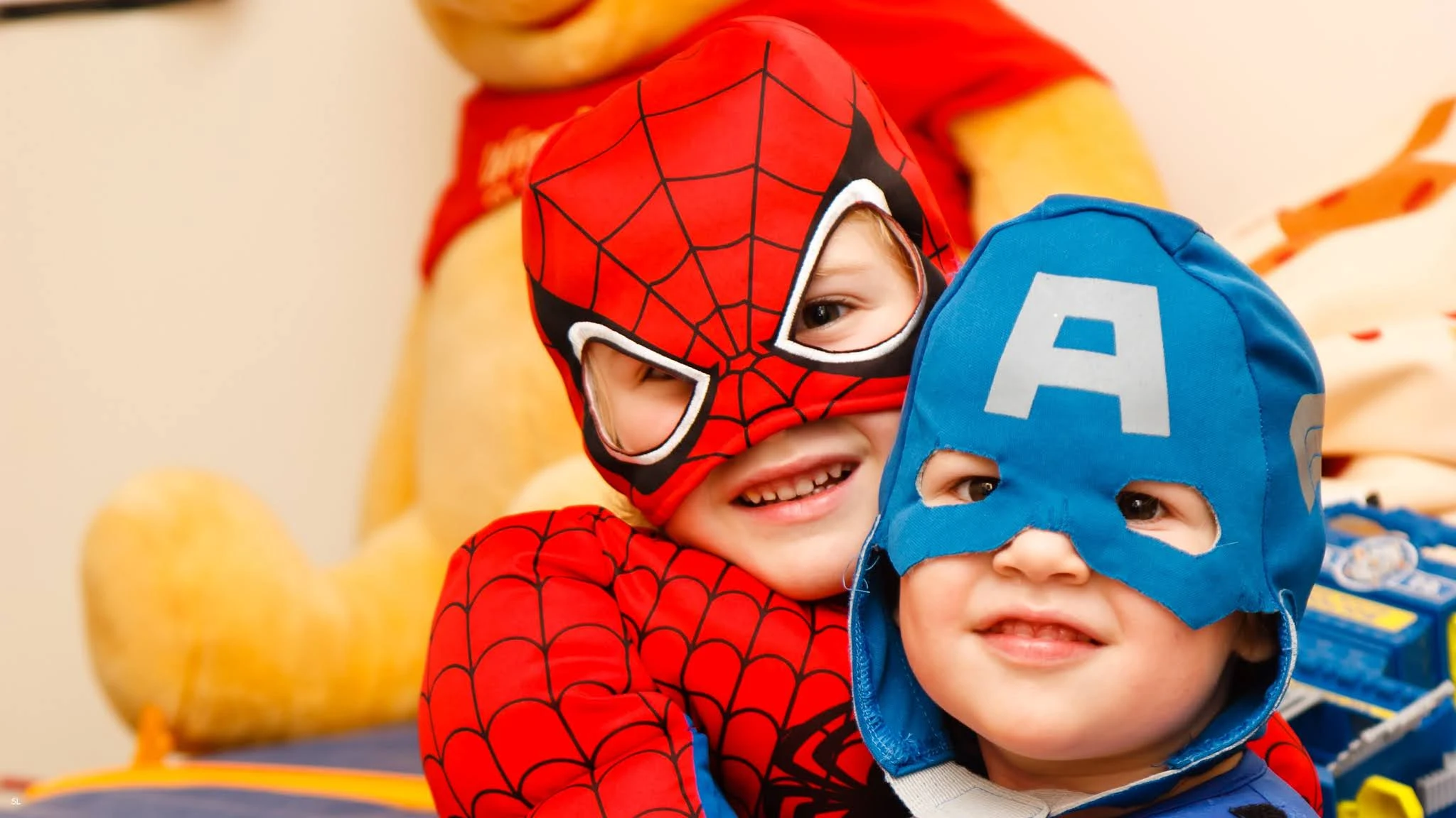 superhero children from royalty free Unsplash