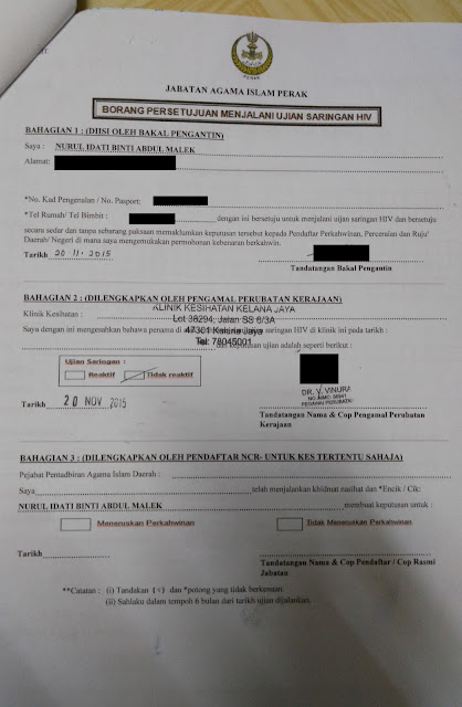 Cara cara isi borang nikah online 2015 : Perak & Johor 