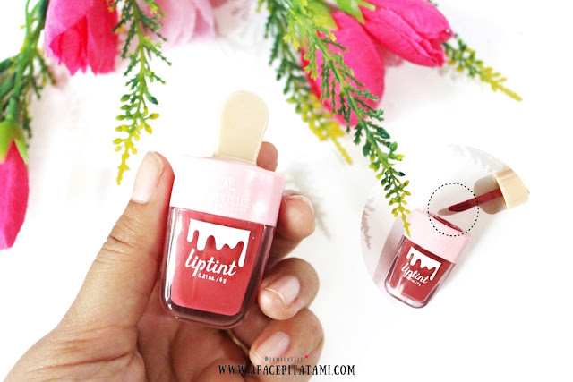 Review La Tulipe Liptint shade Cotton Candy