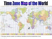 World time zones - Map study