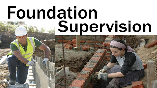 Building foundation supervision and their tips  