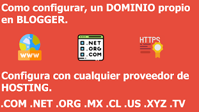 Como configurar un dominio propio en blogger