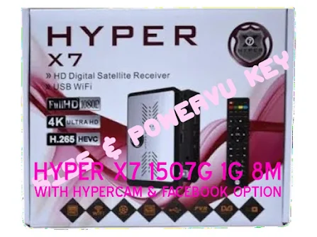 new software of hyper x7 1507g 1g 8m with hypercam &amp;amp; facebook option - 1 biss key" new software of hyper x7 1507g 1g 8m with hyper cam &amp;amp; facebook option - 1biss key" new software of hyper x7 1507g 1g 8m"