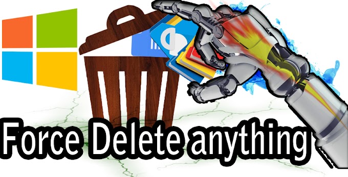 Force Delete files/folders For WINDOWS  Using Software