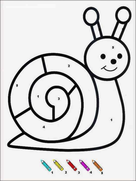 escargot coloriages magiques maternelle