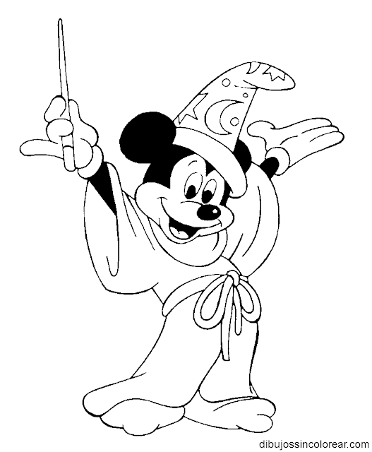 Dibujos de Mickey Mouse Para Imprimir y colorear