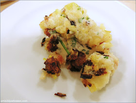 Hash de Patatas, Puerros y Beicon en la Clase de Cocina de Sur la Table