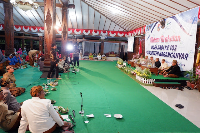 KodimKaranganyar - Malam Tirakatan Hari Jadi ke 102 Kabupaten Karanganyar