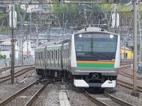レール7 切符補充券珍行先 湘南新宿ライン 快速 大崎行き2 E233系 18年 渋谷駅高架化工事に伴う運行