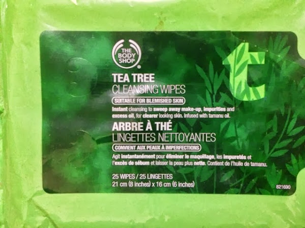 [Review] Tea Tree Cleansing Wipes From The Body Shop