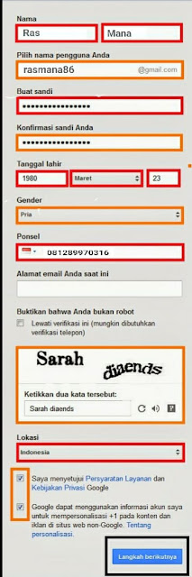 Cara membuat Email Gmail dengan mudah, Satu Akun Gmail  Untuk semua fitur Yang di sediakan Oleh Google