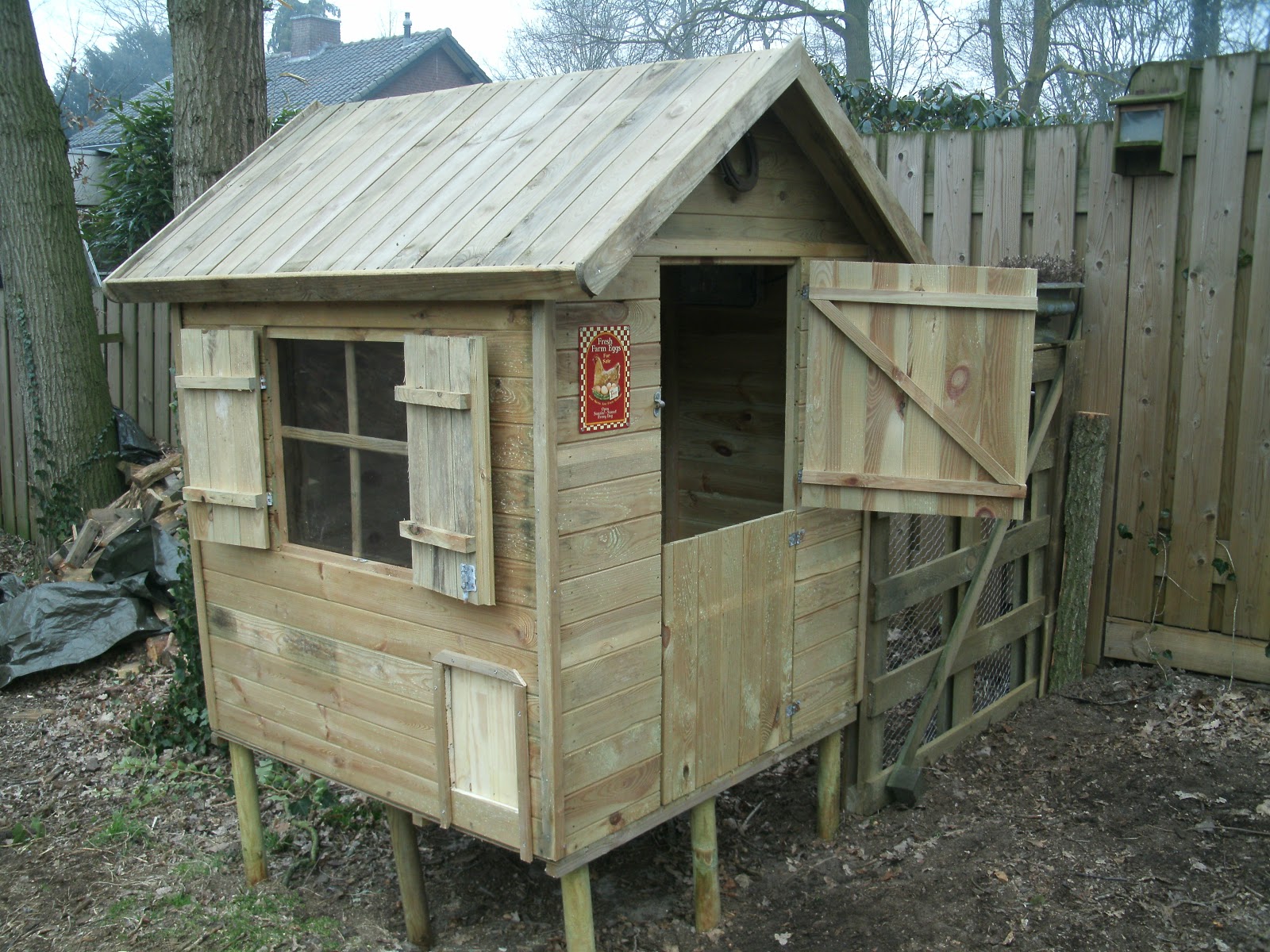 Degelijk Kippenhok Kippenren Opruiming