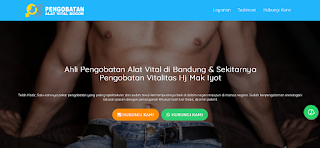 Jasa Website Pengobatan Alat Vital Komplit Iklan Massal