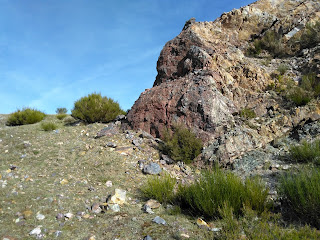 Bloques mineralizados, Mina La Inglesa, Mansilla de la Sierra , La Rioja