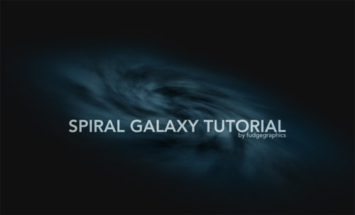 Create a Spiral Galaxy in 5 Easy Steps Photoshop tutorial