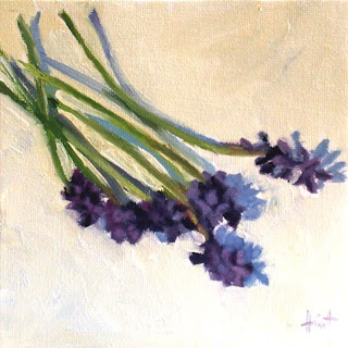 Grape Hyacinths by Liza Hirst