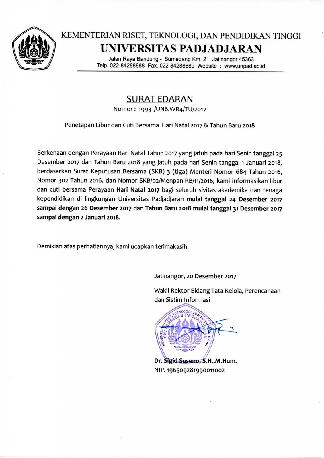 Surat Cuti Hari Raya Aidilfitri