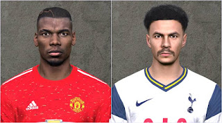 Images - Dele Alli & Paul Pogba New Face PES 2017