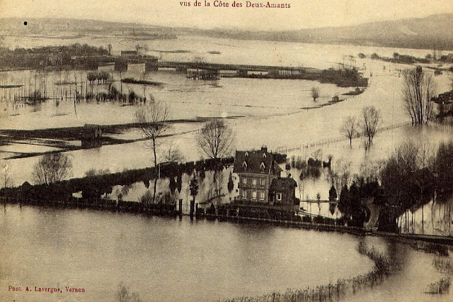 Inondations Seine Andelle Côte des deux-Amants