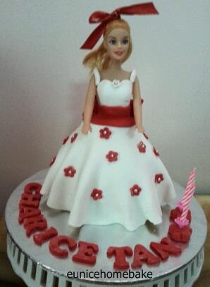 Barbie Birthday Cake on Eunice Home Bake  Klang   Barbie Doll Cake   Charice Tan