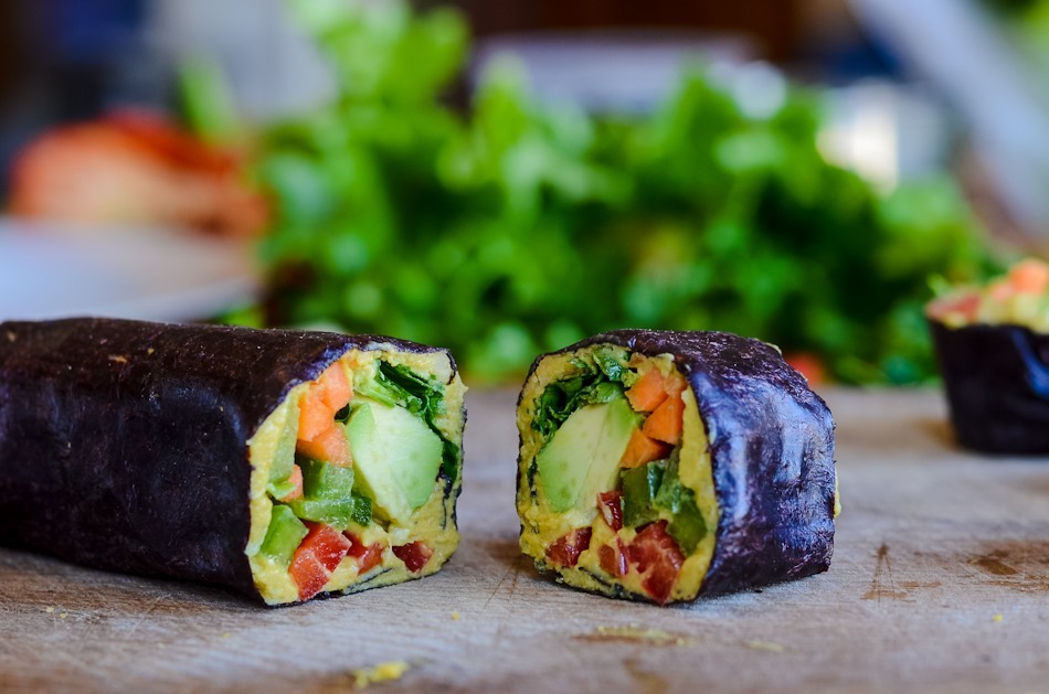 Raw veg nori seaweed wraps -6148