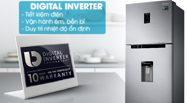 Tủ lạnh Samsung Inverter 319 lít RT32K5932S8/SV 