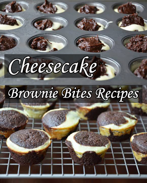 Cheesecake Brownie Bites Recipes