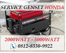 Service Genset HONDA Portable Open Type 