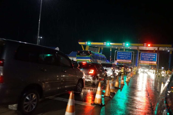 Imbas Sungai Padang Meluap, Jalan Tol Medan-Tebing Tinggi Macet Total