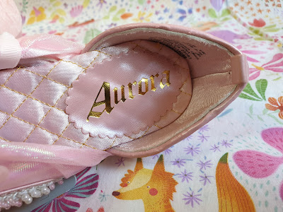 plantilla acolchada en el zapato del disfraz edicion limitada aurora 2014 disneystore