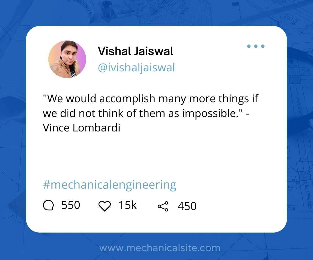 "We would accomplish many more things if we did not think of them as impossible." - Vince Lombardi