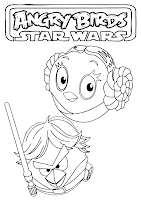 Angry Birds Star Wars Coloring Page