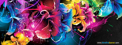 Colorful Flower Vector Facebook Cover