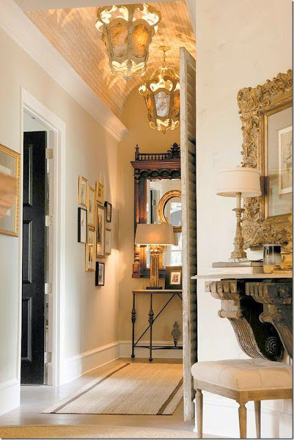 traditional hallway foyer design