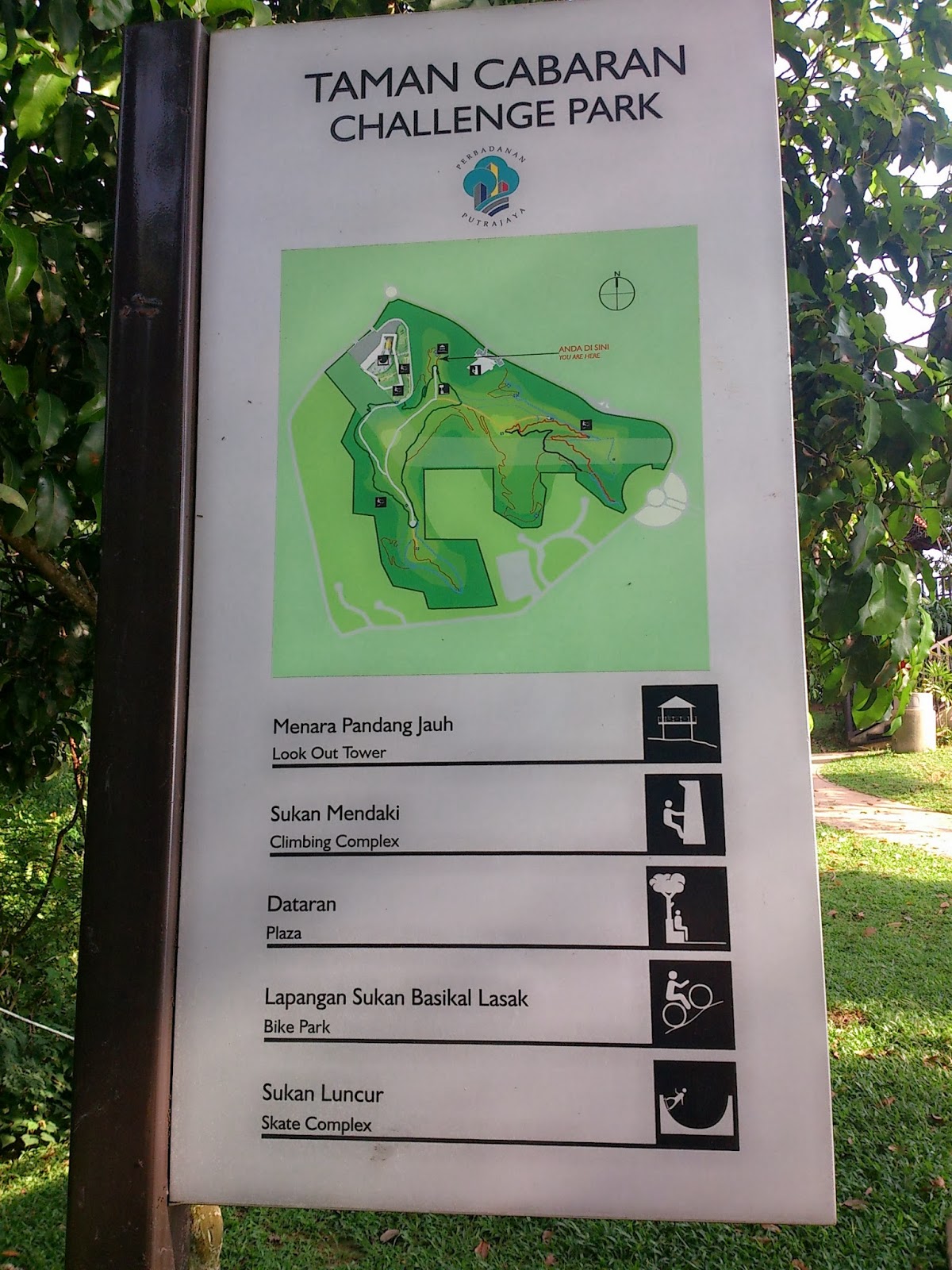 MEMORI FD Taman Cabaran Putrajaya, Sukan Luncur