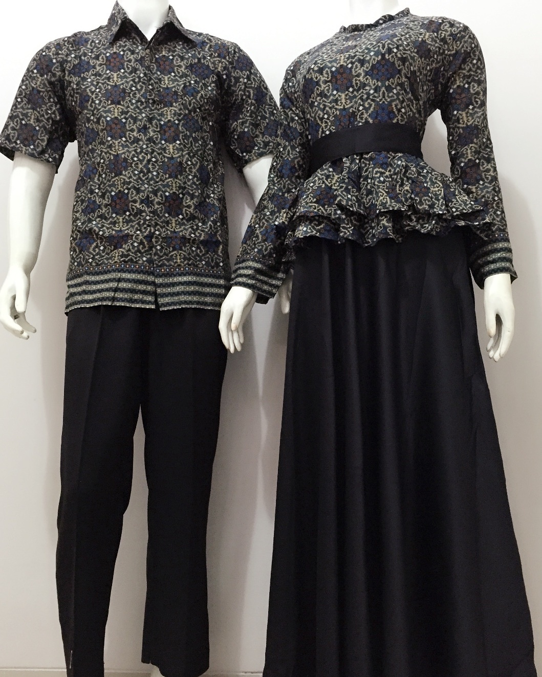  Model Batik Sarimbit Gamis Batik Bagoes Solo