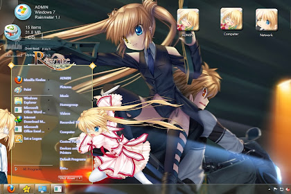 [Theme Win 7] Rewrite V6  Ver.Shizuru Nakatsu