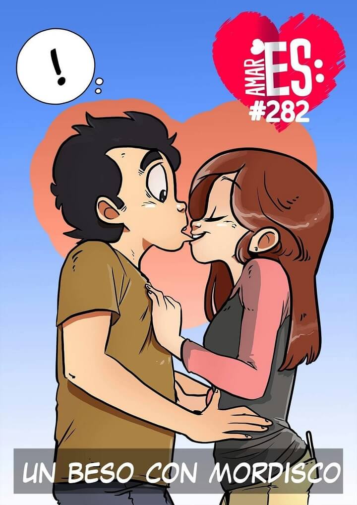 55 Adorable Comics That Capture Love And Affection Between Young Lovers