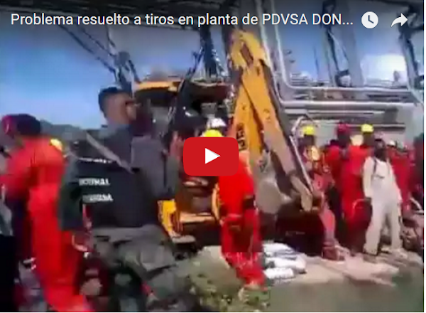 Altercado en PDVSA termina a tiros por parte de la GNB