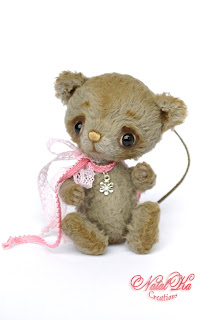 Авторская мышка тедди, мышь тедди, artist teddy mouse, mouse jointed, ooak teddy mouse, teddies wit charm, Künstlerteddy, Künstletmaus, Teddys, NatalKa Creations