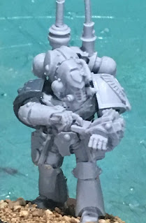 Heresy Era Dark Angels Master of Signals WIP