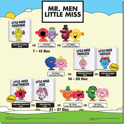 Mcdonalds Happy Meal Mr. Men Little Miss