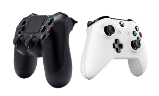 controle playstation e xbox